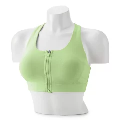 Tek Gear® Zip-Front Medium-Impact Sports Bra
