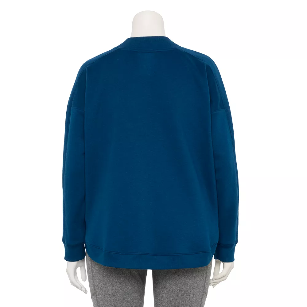 Plus Size Tek Gear® Ultrasoft Fleece Mockneck Sweatshirt - Image 11