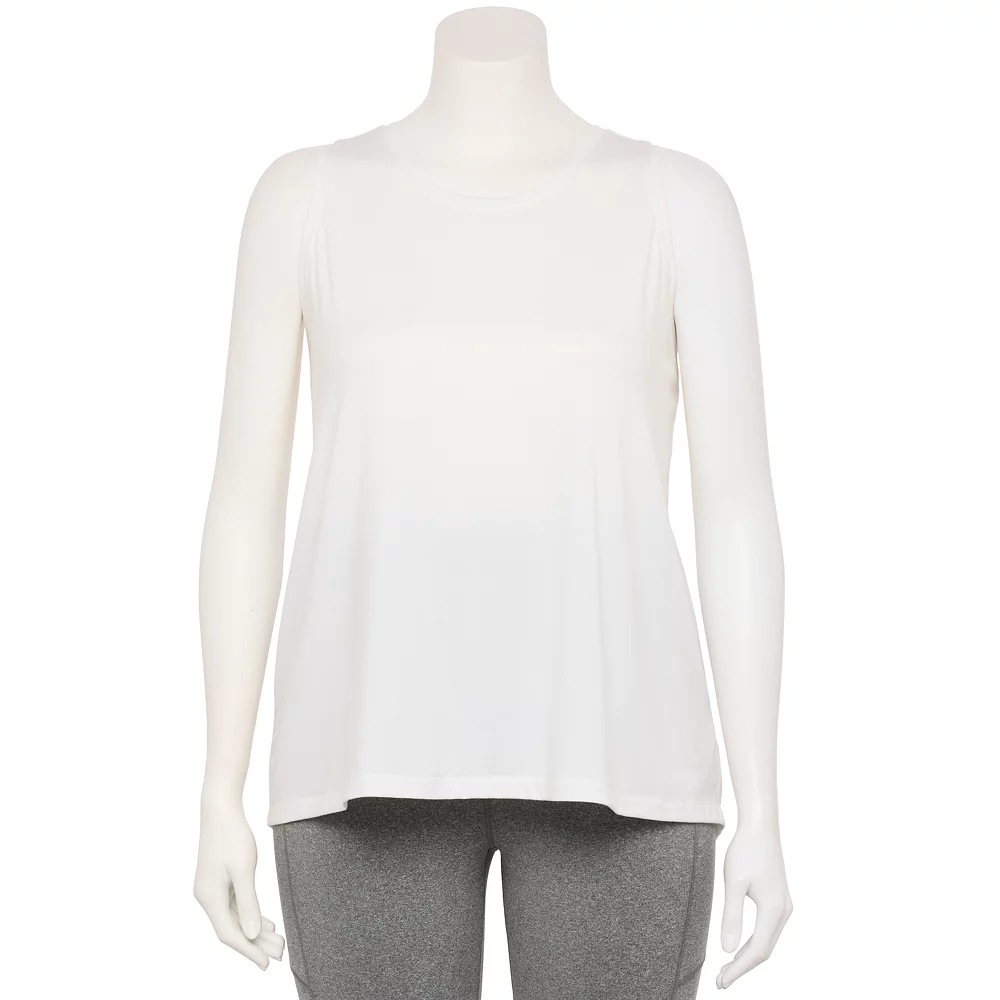 Plus Size Tek GearĀ® Tie-Back Tank