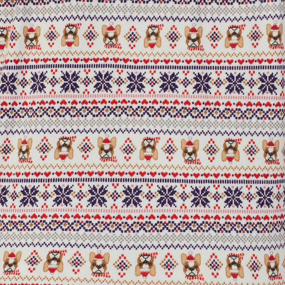 Plus Size Cuddl Duds 3-pc. Knit Long Sleeve Pajama Top, Banded Bottom Pajama Pants & Scrunchie Set - Image 8