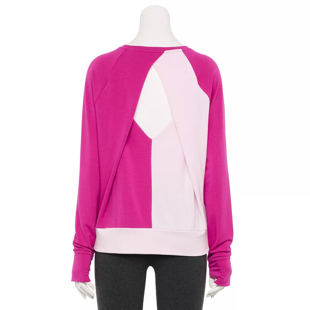 Women's Tek GearĀ® Keyhole Back Long-Sleeve Tee - Image 7