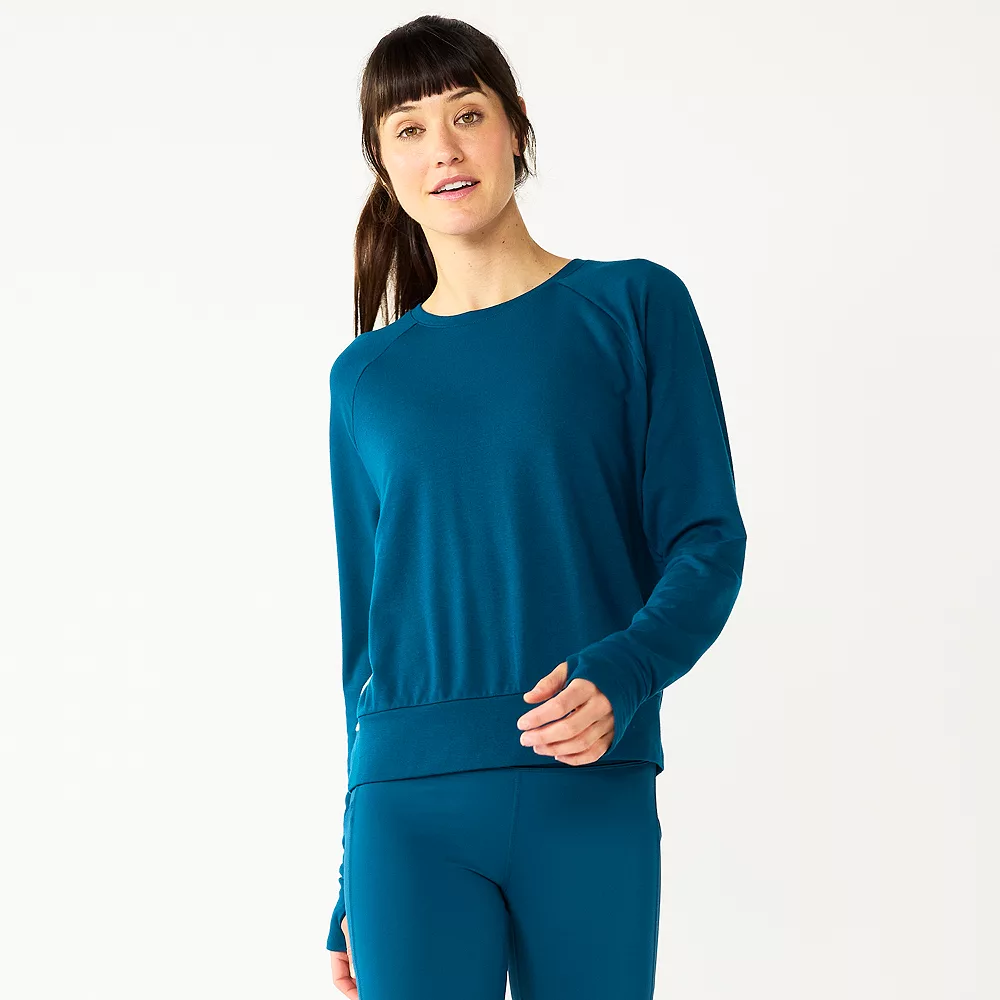 Women's Tek GearĀ® Keyhole Back Long-Sleeve Tee - Image 3