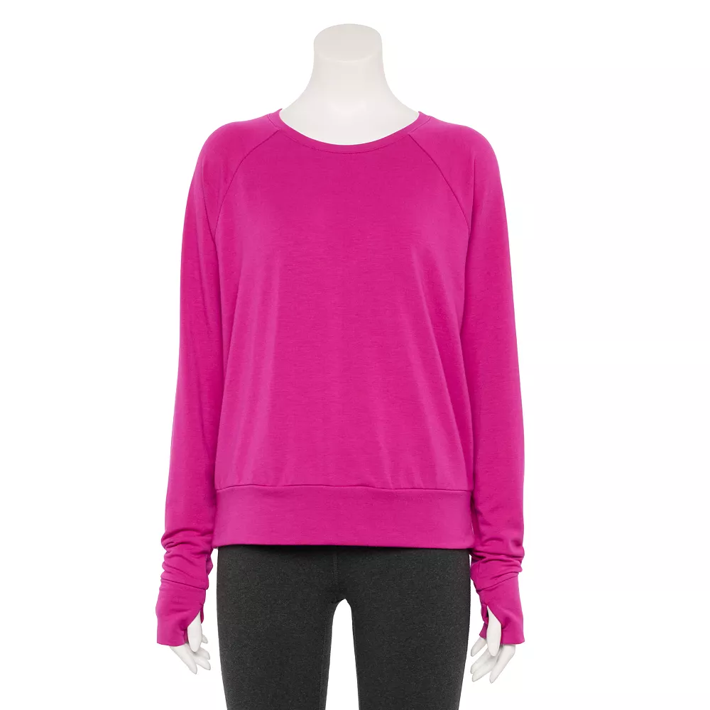 Women's Tek GearĀ® Keyhole Back Long-Sleeve Tee