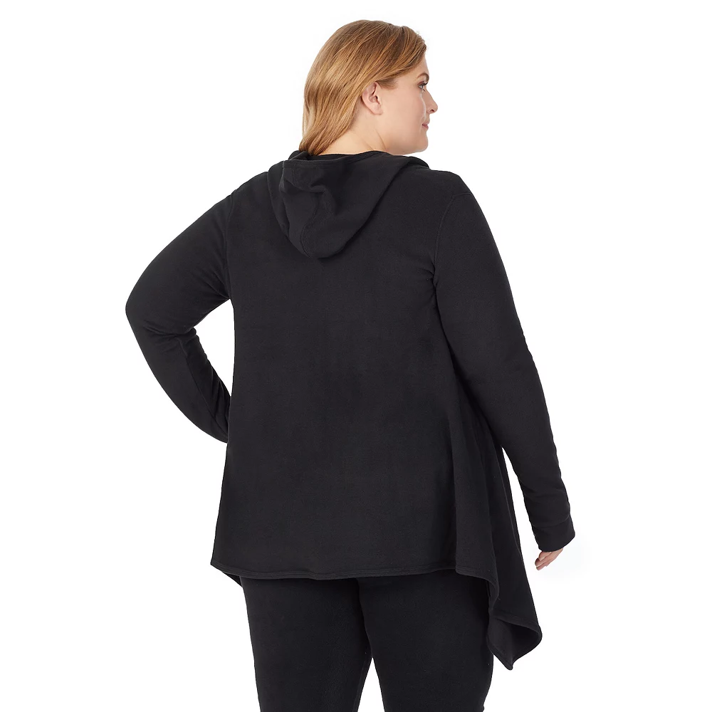 Plus Size Cuddl DudsĀ® Fleecewear with Stretch Long Sleeve Hooded Wrap - Image 2
