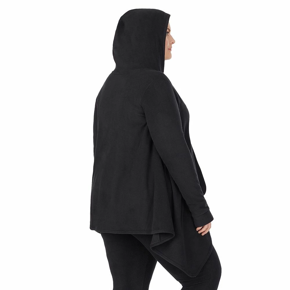 Plus Size Cuddl DudsĀ® Fleecewear with Stretch Long Sleeve Hooded Wrap - Image 4