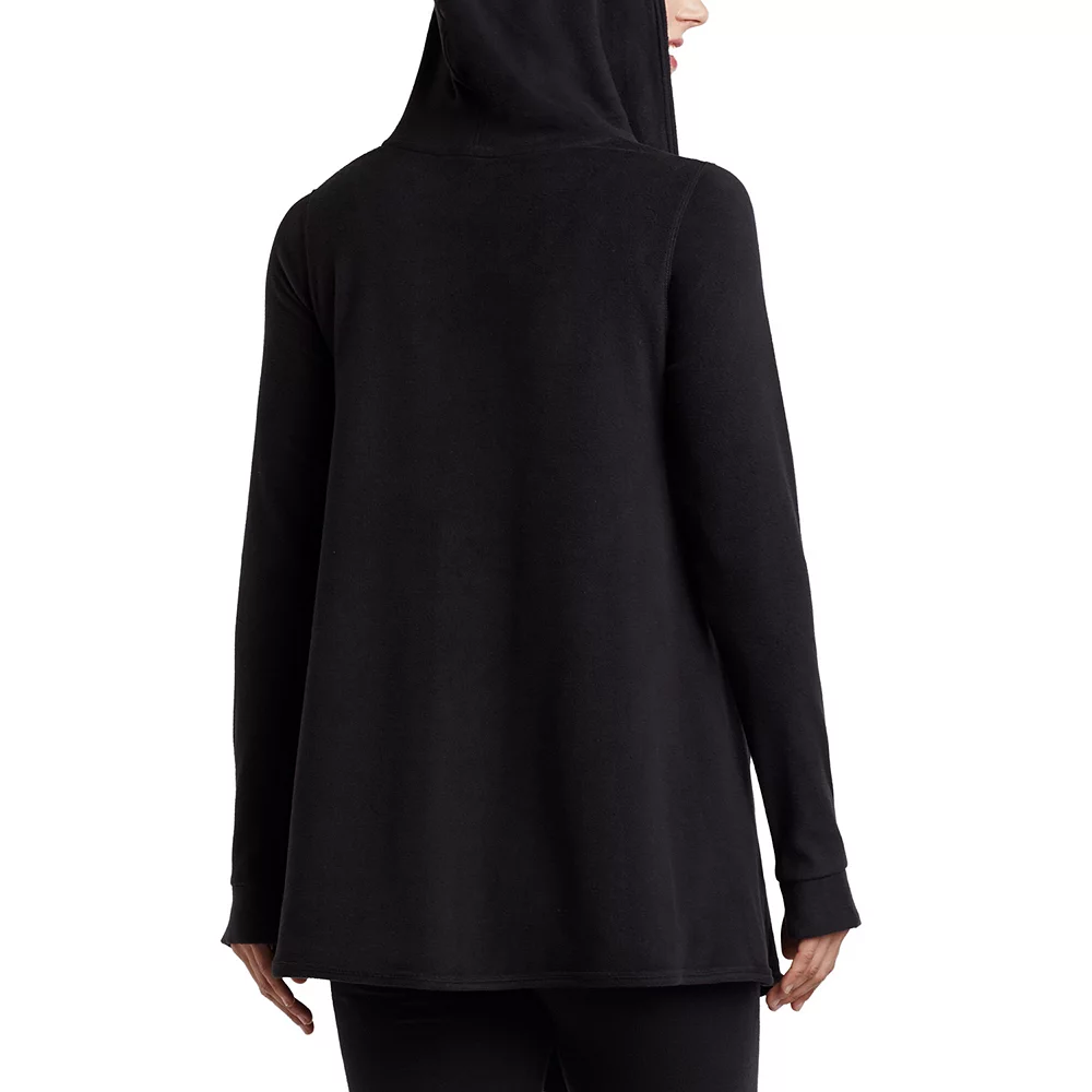 Women's Cuddl DudsĀ® Fleecewear with Stretch Long Sleeve Hooded Wrap - Image 8