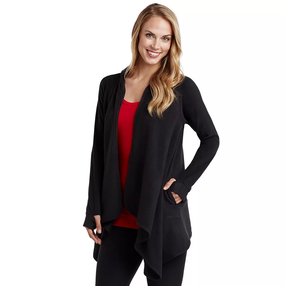 Women's Cuddl DudsĀ® Fleecewear with Stretch Long Sleeve Hooded Wrap - Image 6