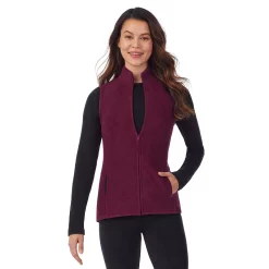 Women's Cuddl Duds® Fleecewear with Stretch Full Zippered Vest