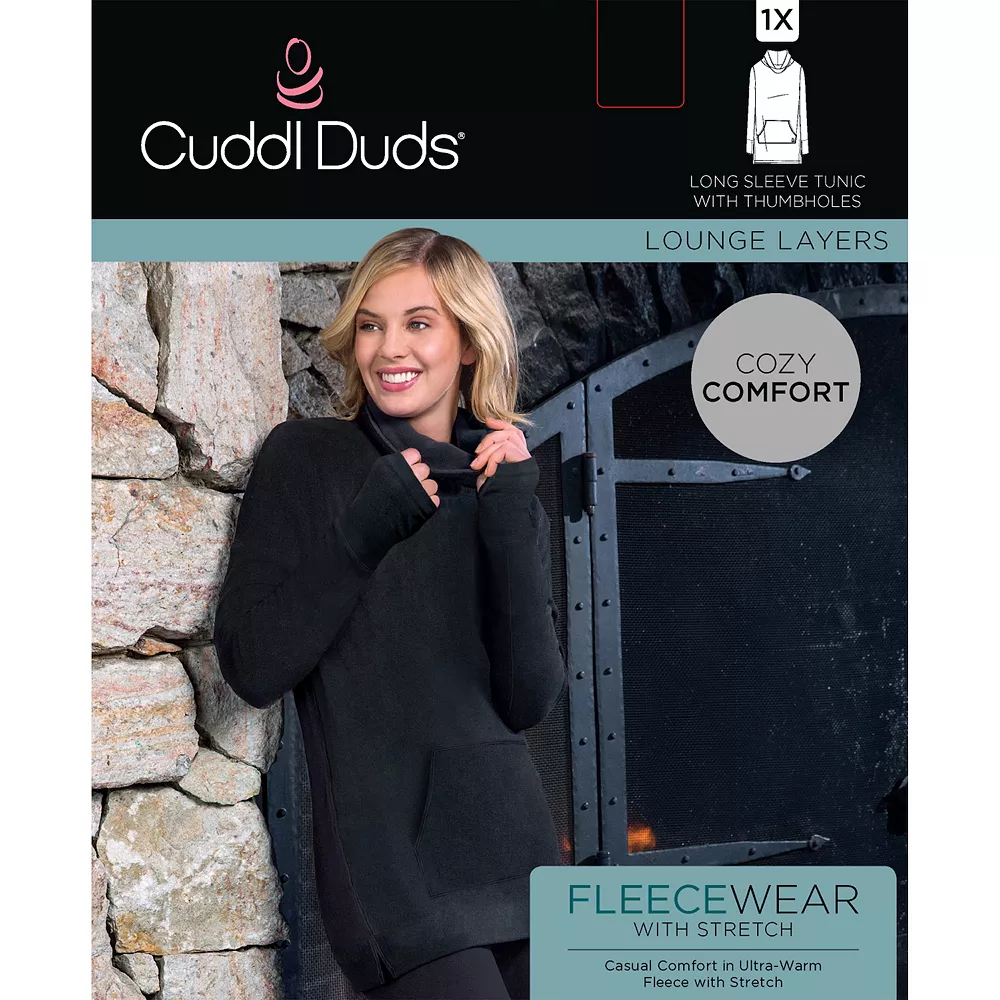 Women's Cuddl DudsĀ® Fleecewear with Stretch Long Sleeve Tunic Top - Image 5