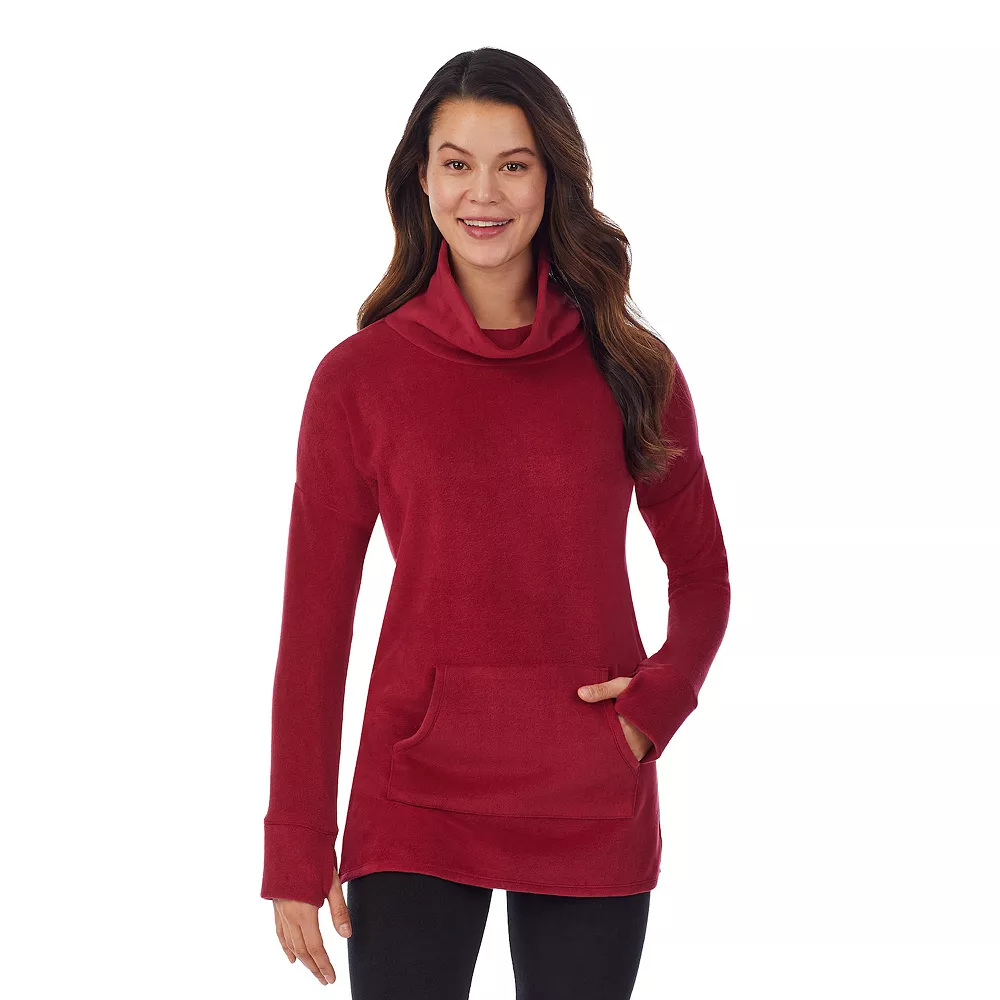Women's Cuddl DudsĀ® Fleecewear with Stretch Long Sleeve Tunic Top - Image 2