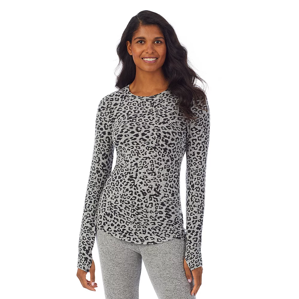 Women's Cuddl DudsĀ® Soft Knit Long Sleeve Crewneck Top - Image 3