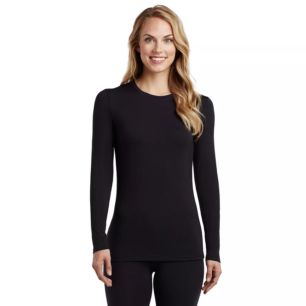 Women's Cuddl Duds® Softwear with Stretch Long Sleeve Crewneck Top - Image 4