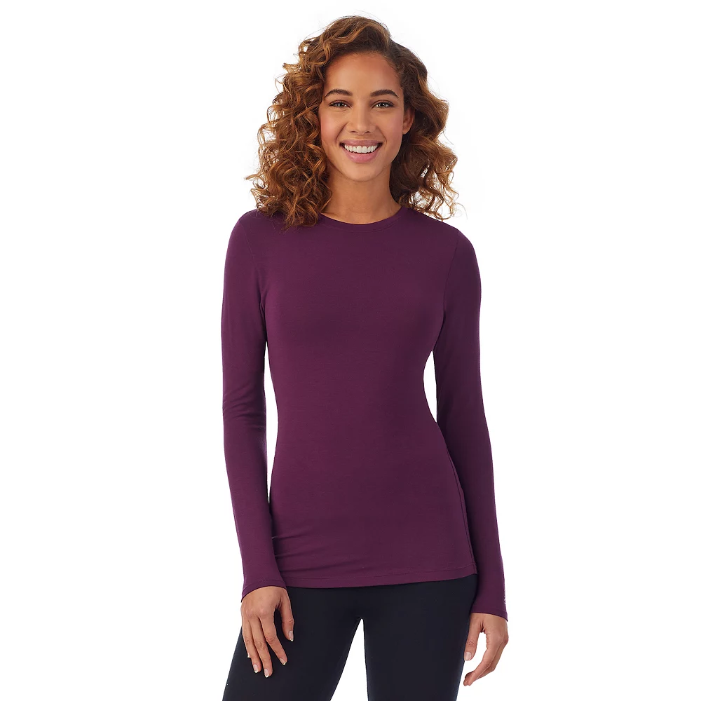 Women's Cuddl Duds® Softwear with Stretch Long Sleeve Crewneck Top - Image 6