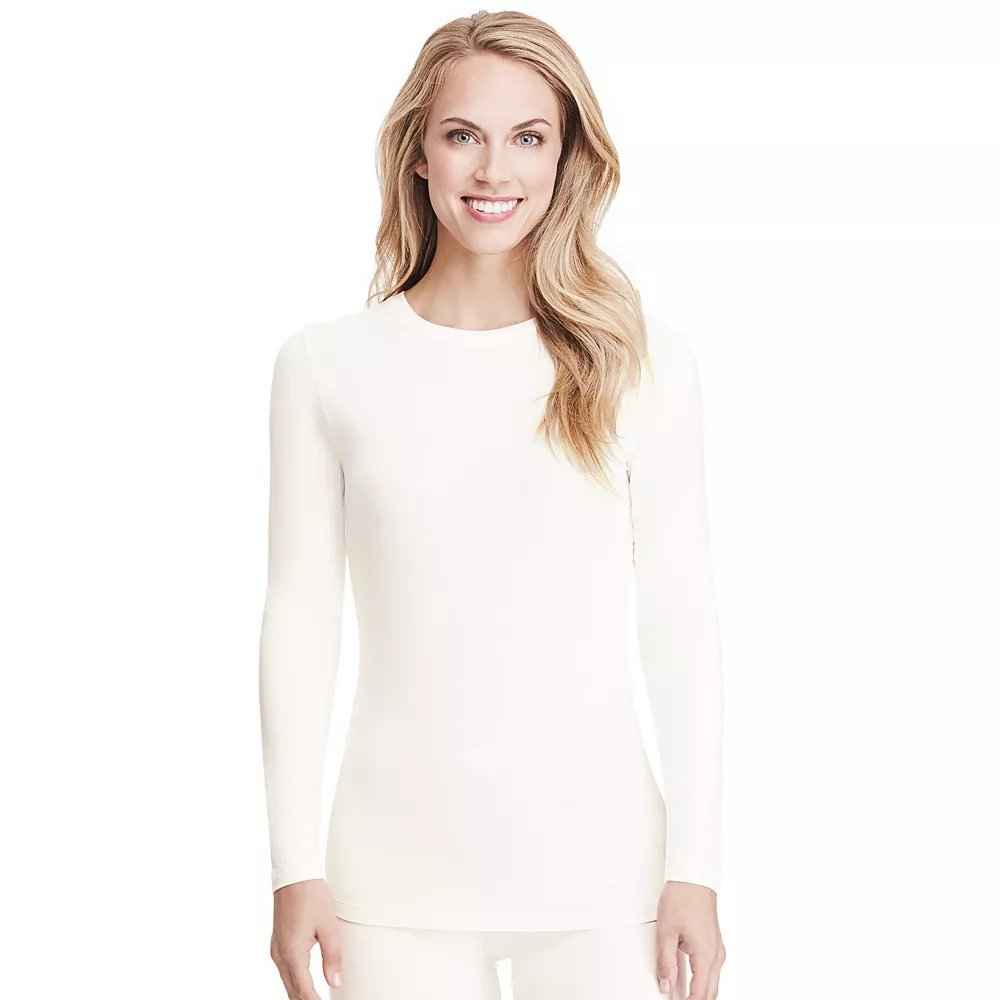Women's Cuddl Duds® Softwear with Stretch Long Sleeve Crewneck Top - Image 5