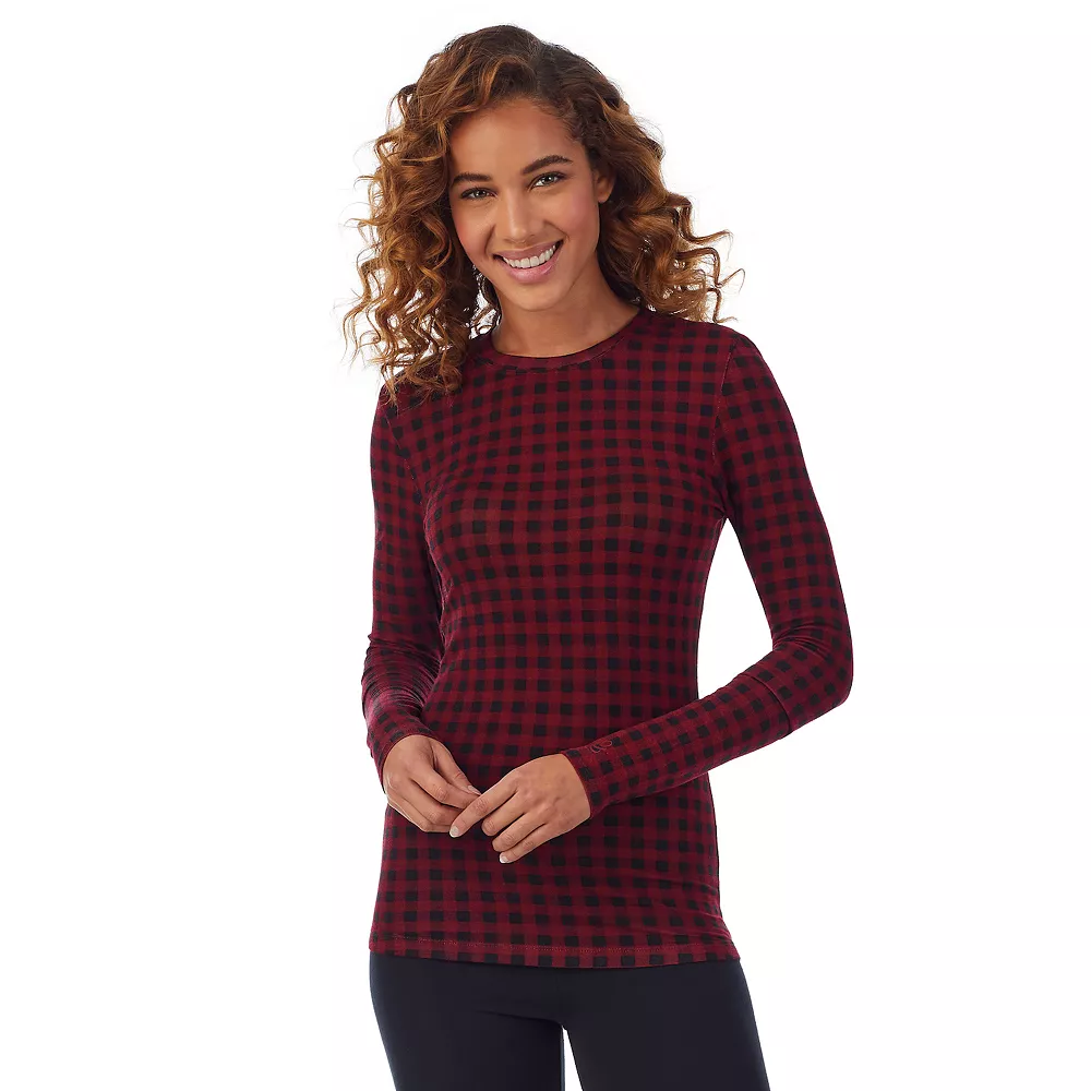 Women's Cuddl Duds® Softwear with Stretch Long Sleeve Crewneck Top - Image 3