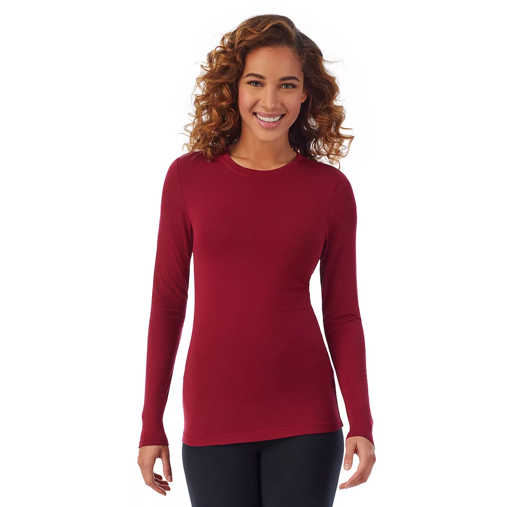 Women's Cuddl Duds® Softwear with Stretch Long Sleeve Crewneck Top - Image 10