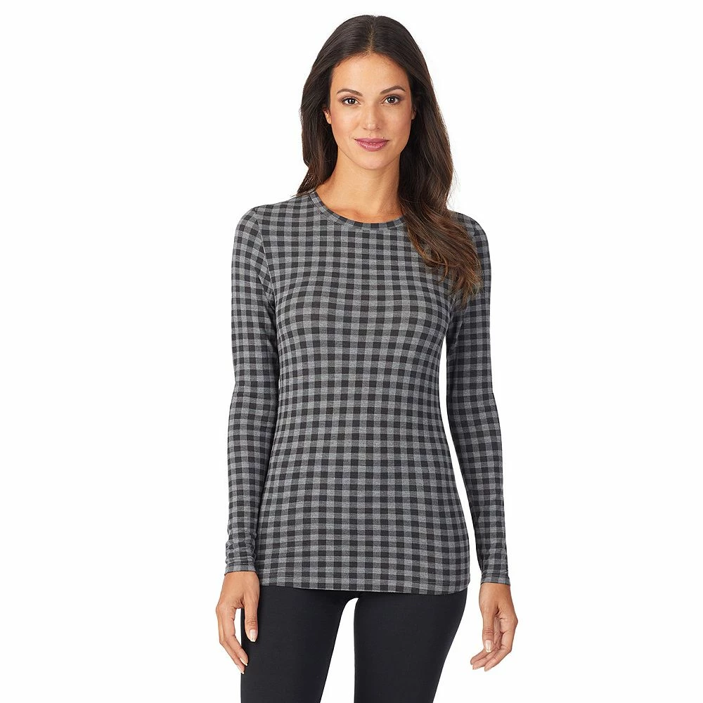 Women's Cuddl Duds® Softwear with Stretch Long Sleeve Crewneck Top - Image 7