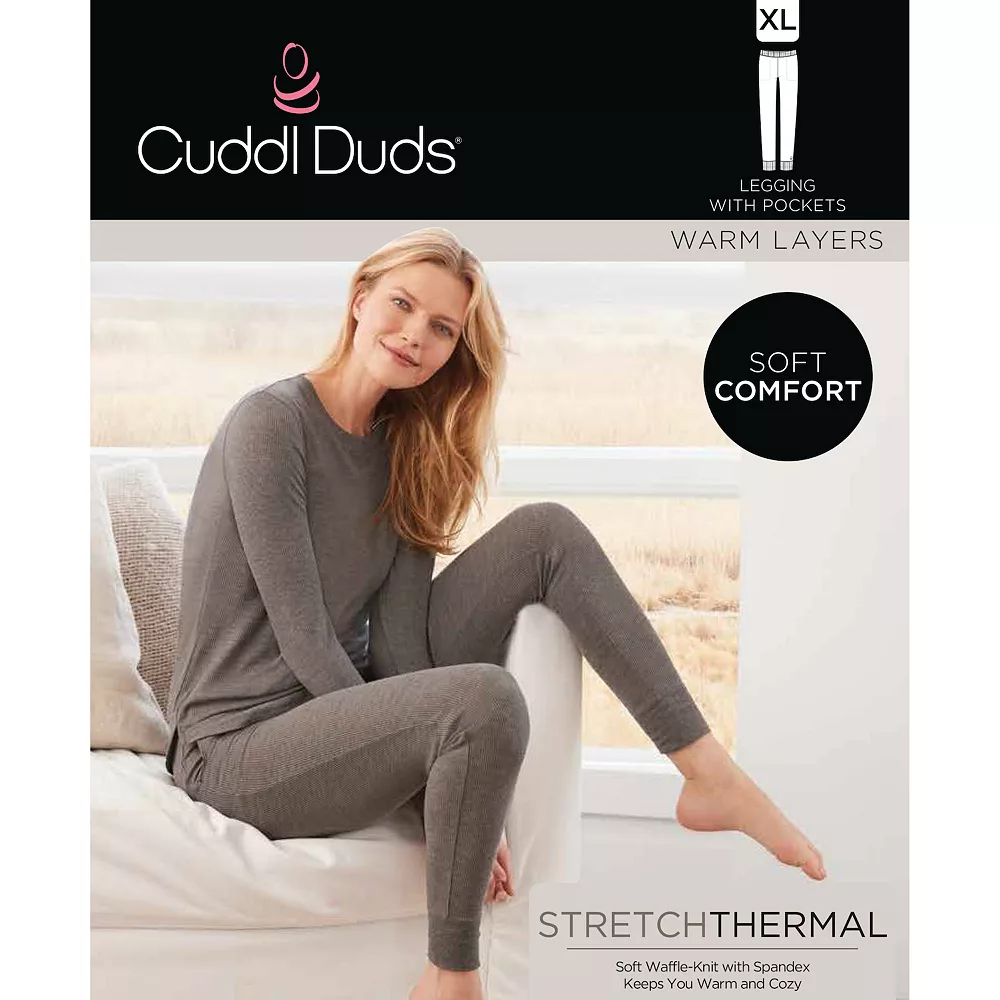 Women's Cuddl Duds® Stretch Thermal Leggings - Image 9