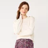 Women's DRAPER JAMES RSVP™ Button Shoulder Sweater