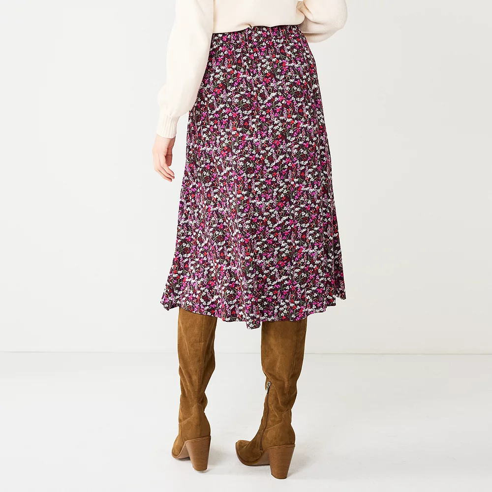 Women's DRAPER JAMES RSVP⢠Straight Floral Midi Skirt - Image 2