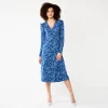 Women's DRAPER JAMES RSVP™ Side-Tie Floral Midi Dress