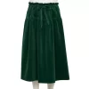 Plus Size DRAPER JAMES RSVP™ Paperbag Waist Corduroy Skirt