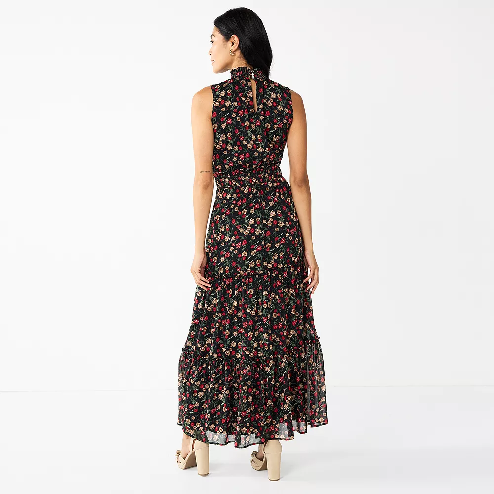 Women's DRAPER JAMES RSVP⢠Clip Dot Tiered Maxi Dress - Image 2