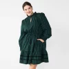 Plus Size DRAPER JAMES RSVP™ Long Sleeve Tiered Dress