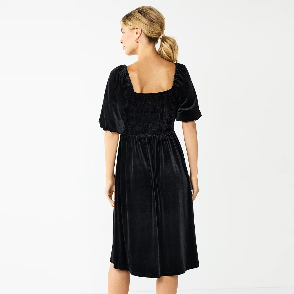 Women's DRAPER JAMES RSVP⢠Short Sleeve Puff Sleeve Dress - Image 2